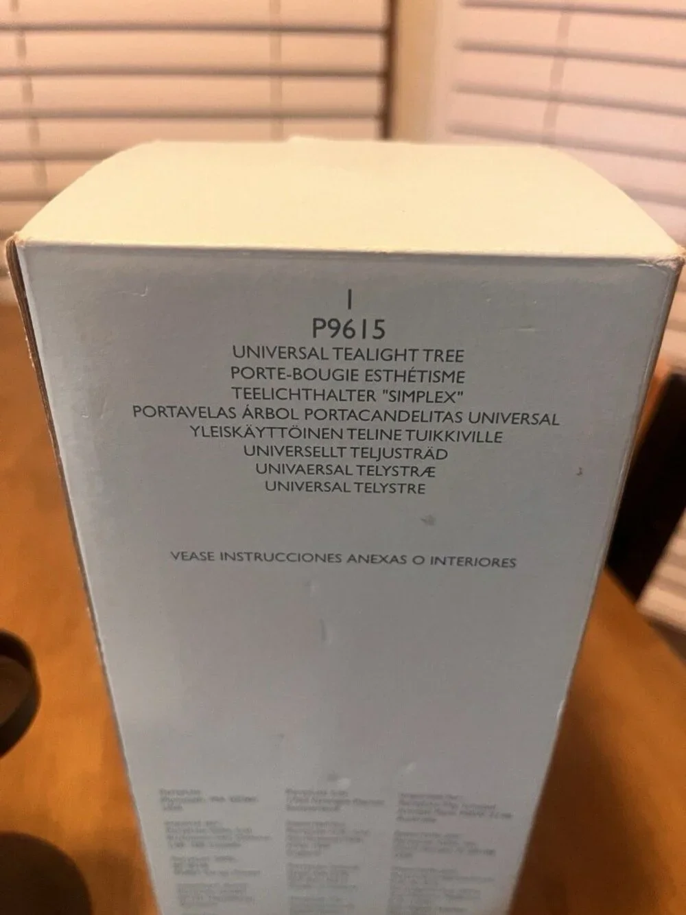 Partylite Universal Tree 3 tier tealight candle holder - Black Metal 8.5